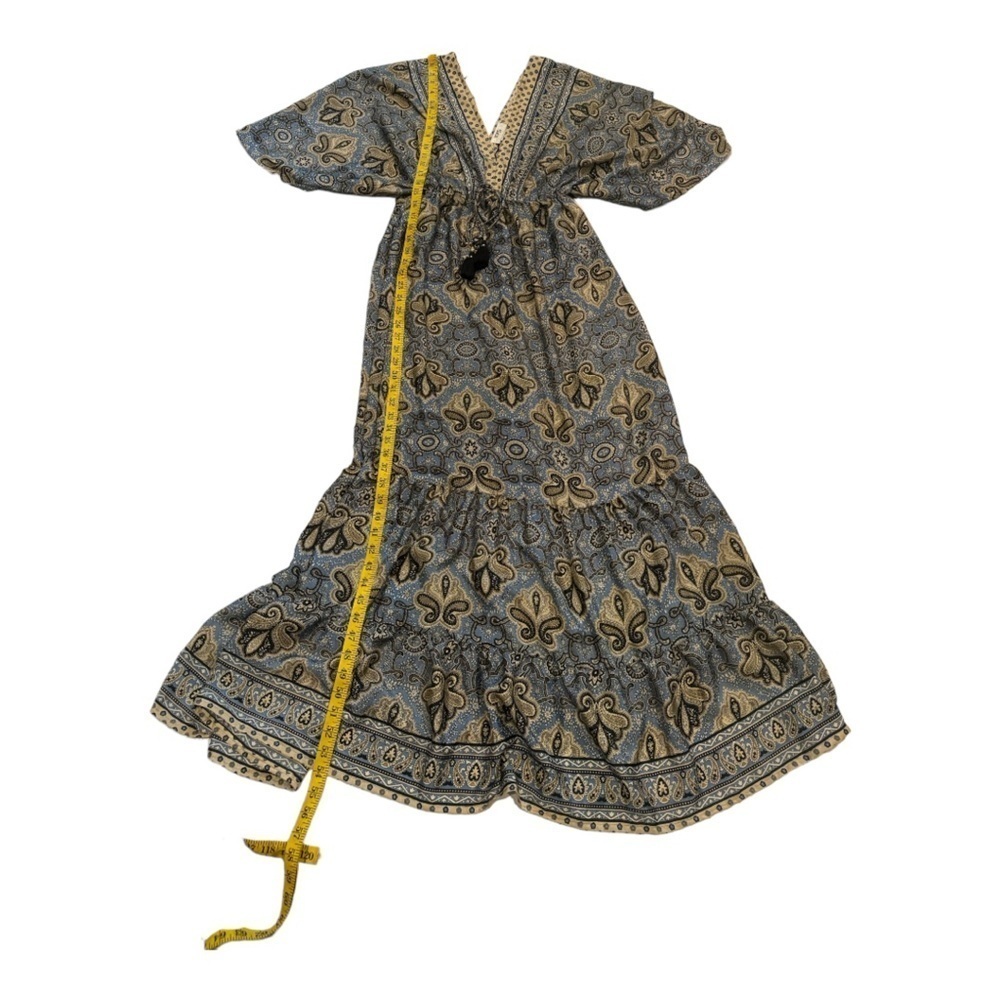 Zury silk boho kafkan free size dress - Picture 7 of 11